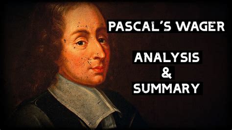 pascal gambit|pascal's wager summary.